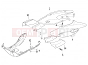gilera 2008 Stalker 50 Special Edition Side cover - Spoiler