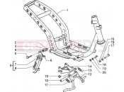 gilera Storm 50 chassis-central stand