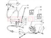 gilera Storm 50 front brake cylinder-brake caliper
