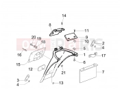 gilera 2007 Storm 50 Rear cover - Splash guard