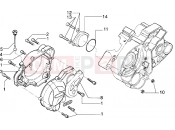 gilera Surfer half crankcase covers