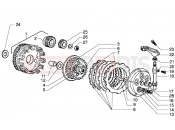 gilera Zulu Clutch unit