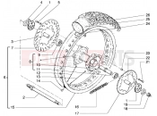 gilera Zulu Rear wheel