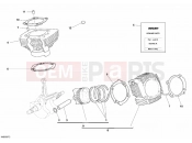 DUCATI 2008 Monster S2R 1000 CYLINDER - PISTON » ENGINE CASE