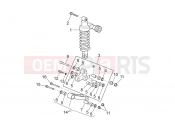 MOTOGUZZI Breva 1200 Connecting rod - rear shock abs.