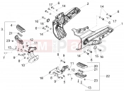 MOTOGUZZI California 1400 Corazzieri ABS (ZGUKDH0) Foot rests