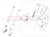 MOTOGUZZI California 1400 Touring ABS Front fork Kaifa