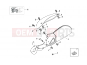 APRILIA SCARABEO Scarabeo 50 2T NET FRAME » Exhaust pipe