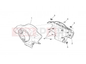 APRILIA SCARABEO Scarabeo 50 2T NET FRAME » Front body I - Headlight support