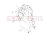 APRILIA SCARABEO Scarabeo 50 2T NET FRAME » Front body IV - Front fairing