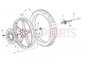 APRILIA SCARABEO Scarabeo 50 2T NET FRAME » Front wheel