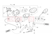 APRILIA SCARABEO Scarabeo 50 2T NET FRAME » Handlebar - Dashboard