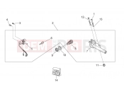APRILIA SCARABEO Scarabeo 50 2T NET FRAME » Lock hardware kit - Decals