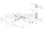 APRILIA SCARABEO Scarabeo 50 2T NET FRAME » R.shock absorber-connect. Rod