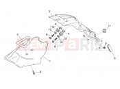 APRILIA SCARABEO Scarabeo 50 2T NET FRAME » Rear body III - Mudguard