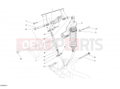 DUCATI 2008 Monster S4RS REAR SHOCK ABSORBER » SWING ARM