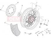 MOTOGUZZI Griso 1200 8V S.E. (USA) SE Rear wheel