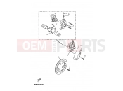 YAMAHA YN50 NEO'S (1P9B) 2006 CALIBRE FRENO DELANTERA