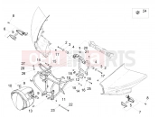 MOTOGUZZI MGX 21 FLYING FORTRESS 1400 ABS Front lights