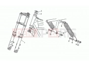 MOTOGUZZI V 50 PA 500 Front/rear shock absorber
