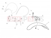 MOTOGUZZI V7 II Stornello 750 ABS Front body - Front mudguard