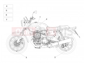 MOTOGUZZI V7 III Rough 750 ABS (USA) Decal