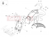 MOTOGUZZI V7 III Special 750 ABS Rear mudguard