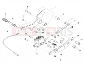 MOTOGUZZI V9 Bobber Sport 850 ABS Rear master cylinder