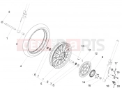 MOTOGUZZI V9 Roamer 850 ABS Front wheel