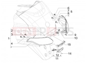 PIAGGIO MP3 125 ie 2008-2011 (EMEA) hátsó lámpa - irányjelző