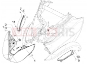 PIAGGIO MP3 125 ie 2008-2011 (EMEA) első lámpa - irányjelző
