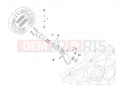 PIAGGIO Liberty 50 iGet 4T 3V (RP8CA11) Rear brake - Brake jaw