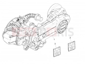 PIAGGIO Liberty 50 iGet 4T 3V (RP8CA11) Engine, assembly