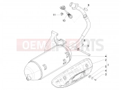 PIAGGIO Liberty 50 iGet 4T 3V (RP8CA11) Silencer