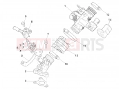 PIAGGIO Liberty 50 iGet 4T 3V (RP8CA11) Throttle body - Injector - Induction joint