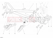 DUCATI 2008 Sportclassic 1000 S FOOTRESTS, RIGHT » UNCLASSIFIED