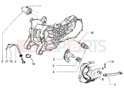 vespa Starting motor-starter lever