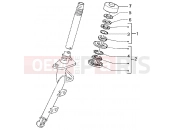vespa Steering bearing ball tracks