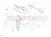 DUCATI 2007 Superbike 1098 REAR SHOCK ABSORBER » SWING ARM