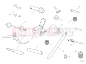 DUCATI Superbike 1098 S Tricolore WORKSHOP SERVICE TOOLS, FRAME » FRAME