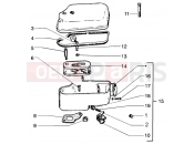 vespa Air cleaner component parts