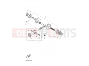 YAMAHA YQ50 NITRO (3C62) 2005 CRANKSHAFT & PISTON