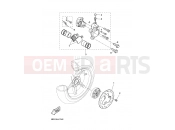 YAMAHA YQ50 NITRO (3C62) 2005 REAR BRAKE CALIPER