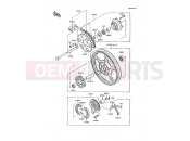 KAWASAKI 1989 Rear Hub