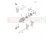 KAWASAKI 1989 Change Drum/Shift Fork