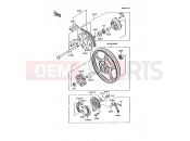 KAWASAKI 1989 Rear Hub
