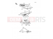KAWASAKI 1989 Decal(White)