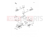 KAWASAKI 1989 Footrests