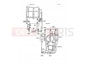 KAWASAKI 1989 Crankcase Bolt Pattern