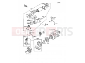 KAWASAKI 1989 Starter Motor